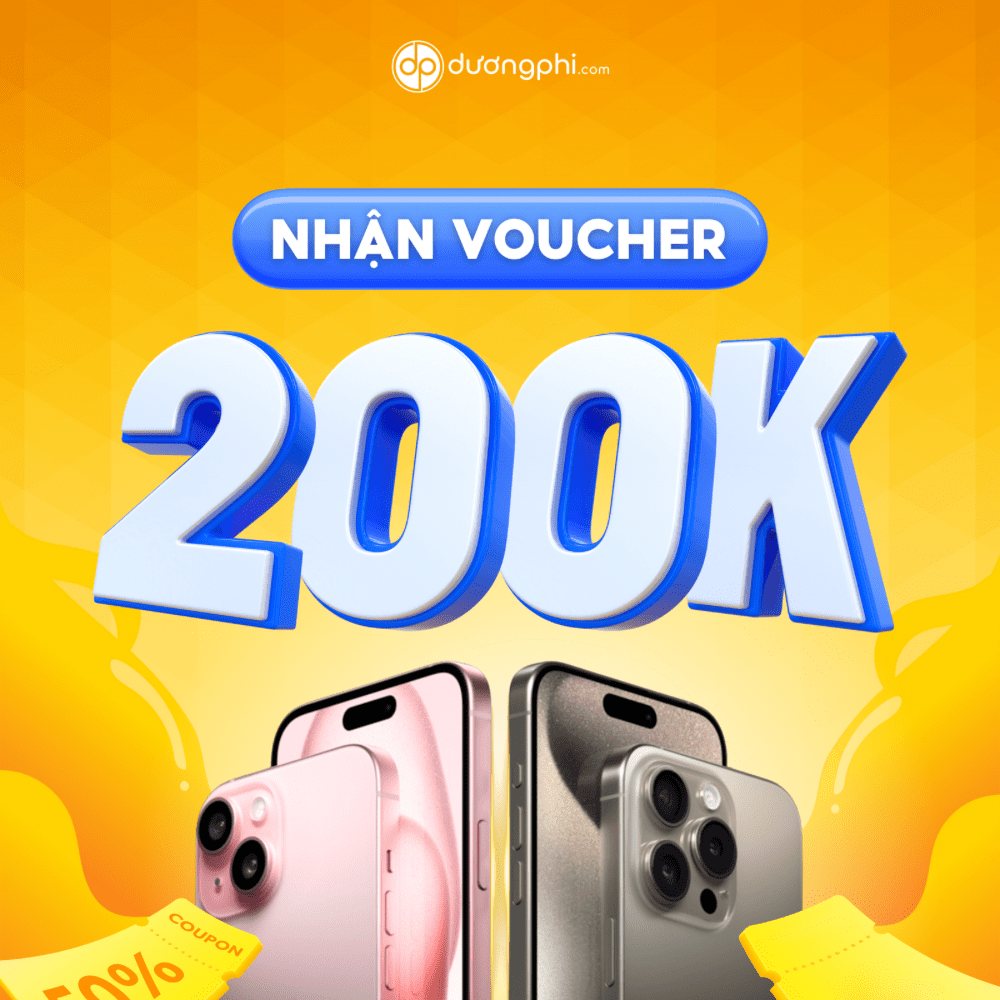 Đăng ký nhận voucher giảm giá khi mua iPhone tại Dương Phi Mobile