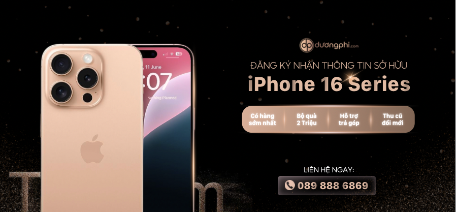 Đăng ký nhận thông tin sở hữu iPhone 16 Series sớm nhất