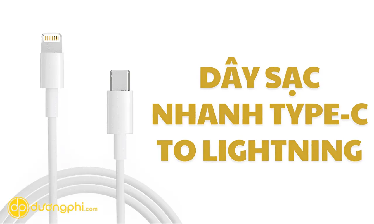 Dây Sạc Nhanh Type-C To Lightning 1