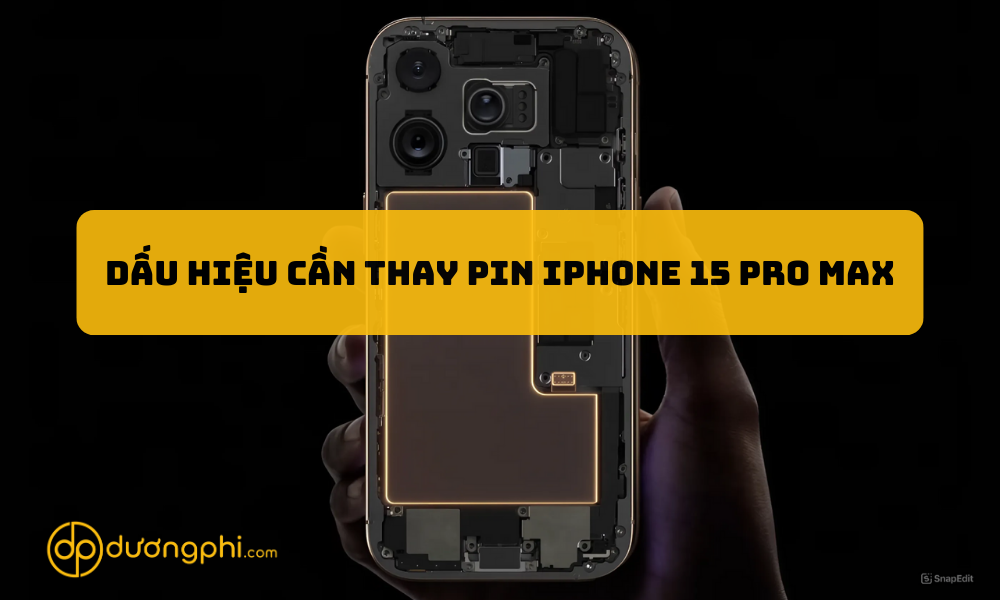 Thay pin iPhone 15 Pro Max tại Dương Phi Mobile Cần Thơ, Vĩnh Long