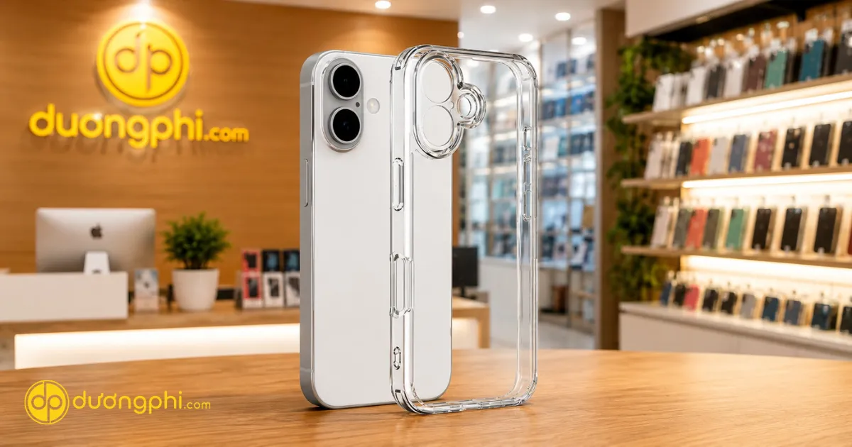 Ốp Lưng Iphone 16 Trong Suốt 1 Ốp Lưng Iphone 16 Trong Suốt Với Góc Đệm Khí Chống Sốc, Bảo Vệ Camera Và Hạn Chế Trầy Xước Hiệu Quả.