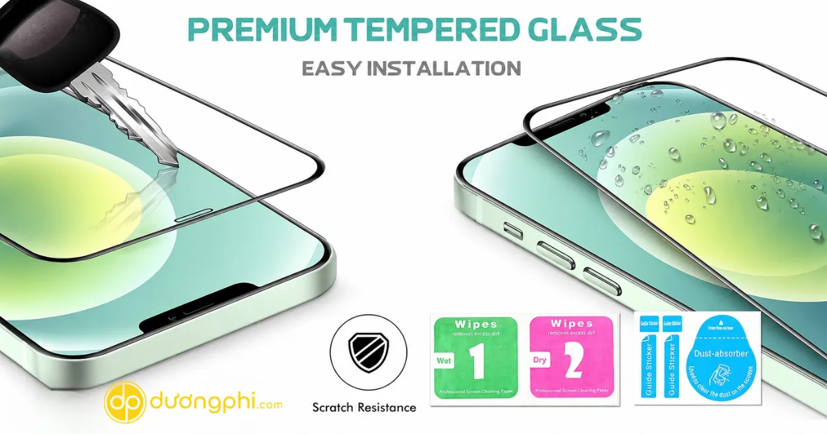 Cường Lực Cao Cấp Iphone 13 Pro Max Giúp Bảo Vệ Màn Hình Khỏi Trầy Xước, Va Đập Và Bụi Bẩn Trong Quá Trình Sử Dụng.