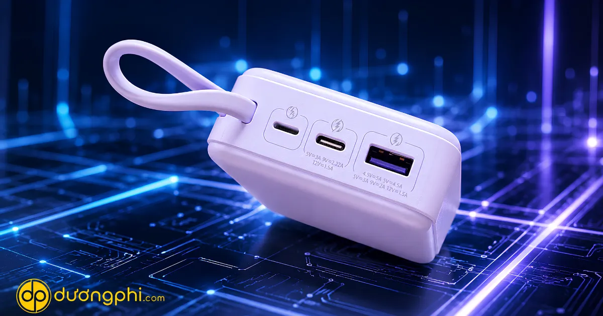 Pin Sạc Dự Phòng Romoss 20000Mah Hỗ Trợ Sạc Nhanh Pd 22.5W Với Nhiều Cổng Kết Nối Tiện Lợi, Phù Hợp Cho Iphone, Ipad Và Nhiều Thiết Bị Di Động Khác Khi Học Tập, Làm Việc Hoặc Du Lịch.