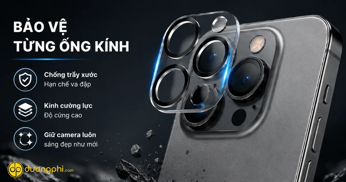 Dán Bảo Vệ Camera Autoboot Iphone 15 Pro/15 Pro Max Chống Trầy Xước, Bảo Vệ Ống Kính Hiệu Quả, Độ Trong Suốt Cao, Dễ Dán, Không Ảnh Hưởng Chất Lượng Ảnh.