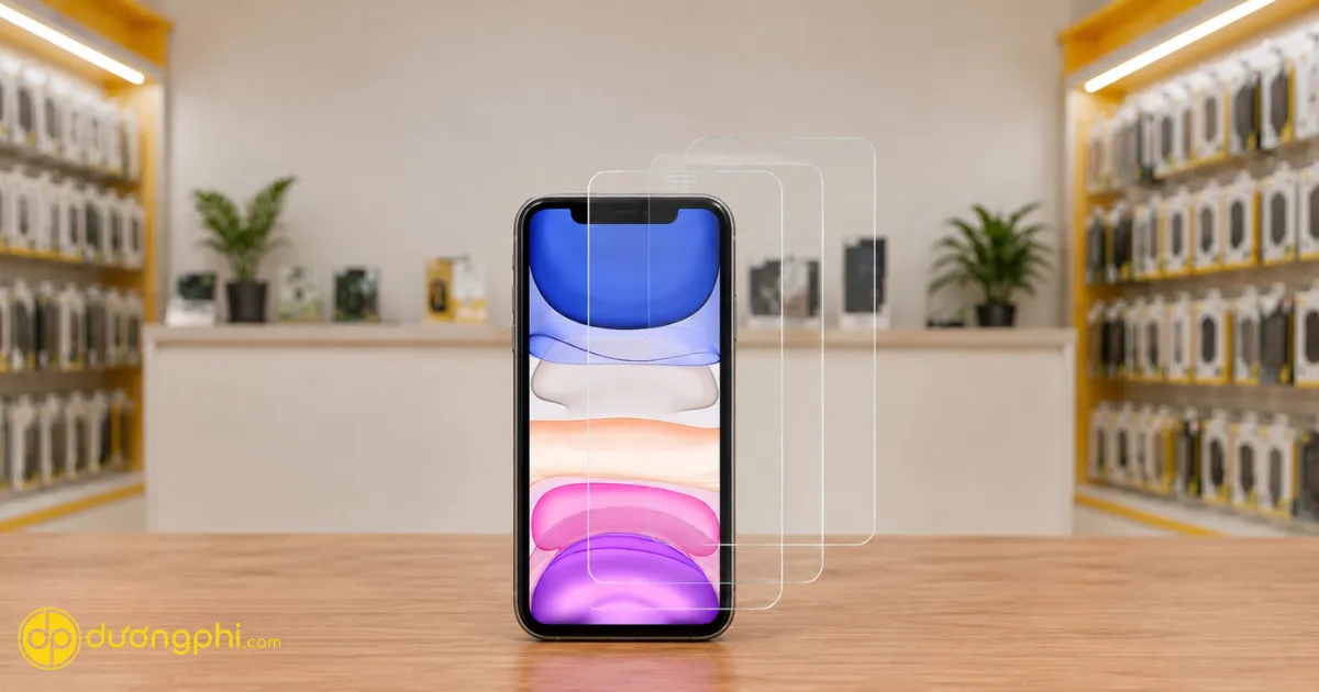 Cường Lực Cao Cấp Iphone 11 Pro Max Giúp Bảo Vệ Màn Hình Hiệu Quả Trước Các Tác Động Hằng Ngày Như Trầy Xước, Va Đập Và Rơi Rớt.