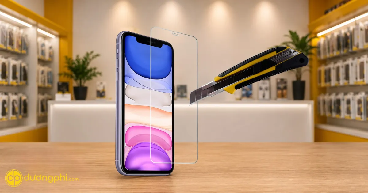 Cường Lực Cao Cấp Iphone 11 Pro Max Giúp Bảo Vệ Màn Hình Hiệu Quả Trước Các Tác Động Hằng Ngày Như Trầy Xước, Va Đập Và Rơi Rớt.