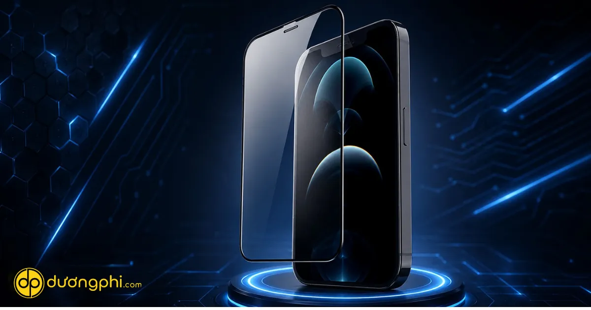 Cường Lực Cao Cấp Iphone 12 Pro Max Giúp Bảo Vệ Màn Hình Tối Ưu Trước Các Tác Động Như Trầy Xước, Va Đập Và Rơi Rớt Trong Quá Trình Sử Dụng.