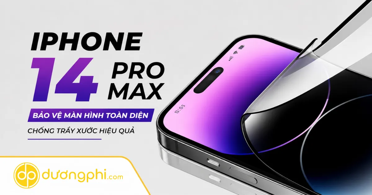 Cường Lực Cao Cấp Iphone 14 Pro Max Chống Trầy Xước Bảo Vệ Màn Hình
