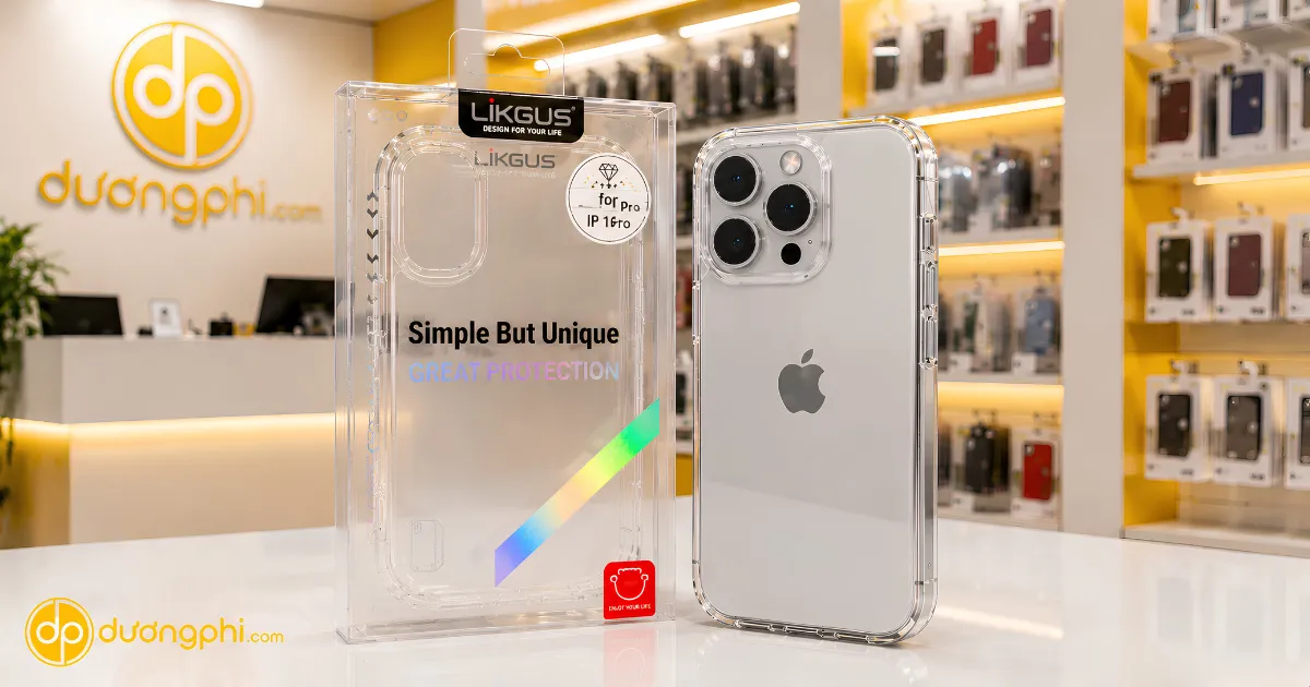 Ốp Lưng Iphone 16 Pro Trong Suốt 1 Ốp Lưng Iphone 16 Trong Suốt Chống Sốc Tpu Cao Cấp, Bảo Vệ Camera Và Chống Trầy Xước Hiệu Quả. Thiết Kế Ôm Sát Thân Máy, Giữ Nguyên Vẻ Đẹp Nguyên Bản.