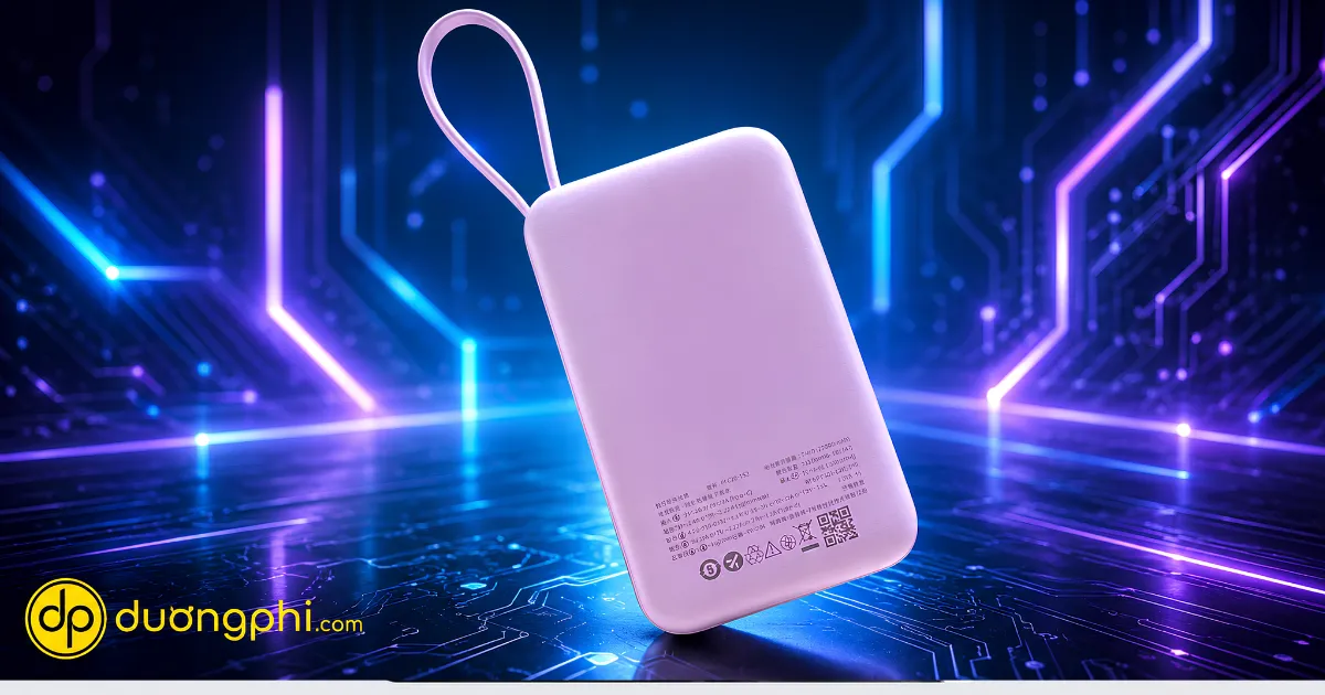 Sạc Dự Phòng Romoss 20000Mah Thiết Kế Nhỏ Gọn, Hỗ Trợ Sạc Nhanh Pd 22.5W Và Dung Lượng Lớn Tiện Lợi Cho Học Tập, Làm Việc Và Di Chuyển Hằng Ngày. Tương Thích Nhiều Thiết Bị Di Động Khác Nhau.