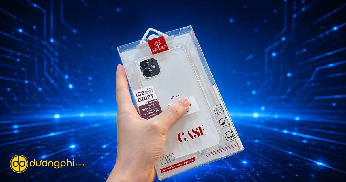 Ốp Lưng Iphone 11 Trong Suốt 1 Ốp Lưng Kstdesign Ice Drift Iphone 11 Chống Sốc, Trong Suốt, Bảo Vệ Mặt Lưng Và Camera Khỏi Va Đập, Trầy Xước.