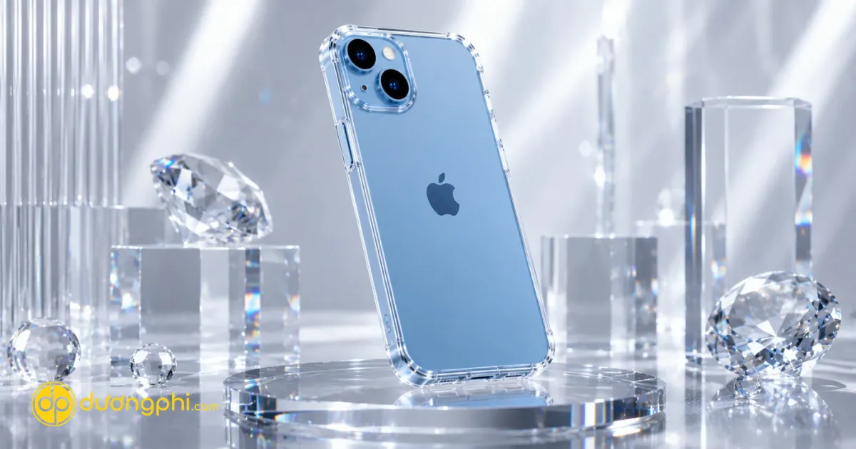 Ốp Lưng Trong Suốt Iphone 14 Chống Sốc Hiệu Quả, Bảo Vệ Mặt Lưng Và Camera, Giữ Nguyên Thiết Kế Sang Trọng Của Thiết Bị.