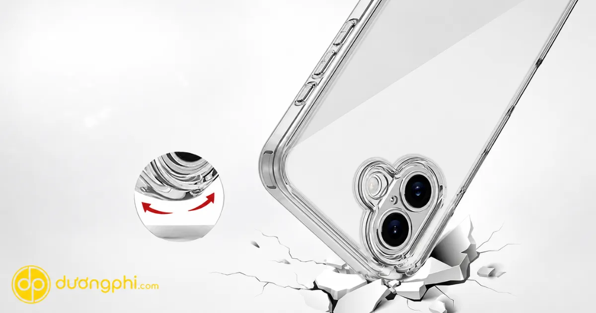 Ốp Lưng Iphone 16 Trong Suốt 2 Ốp Lưng Trong Suốt Iphone 16 Chống Sốc, Chống Trầy Và Bảo Vệ Camera, Giữ Trọn Thiết Kế Sang Trọng Của Máy.