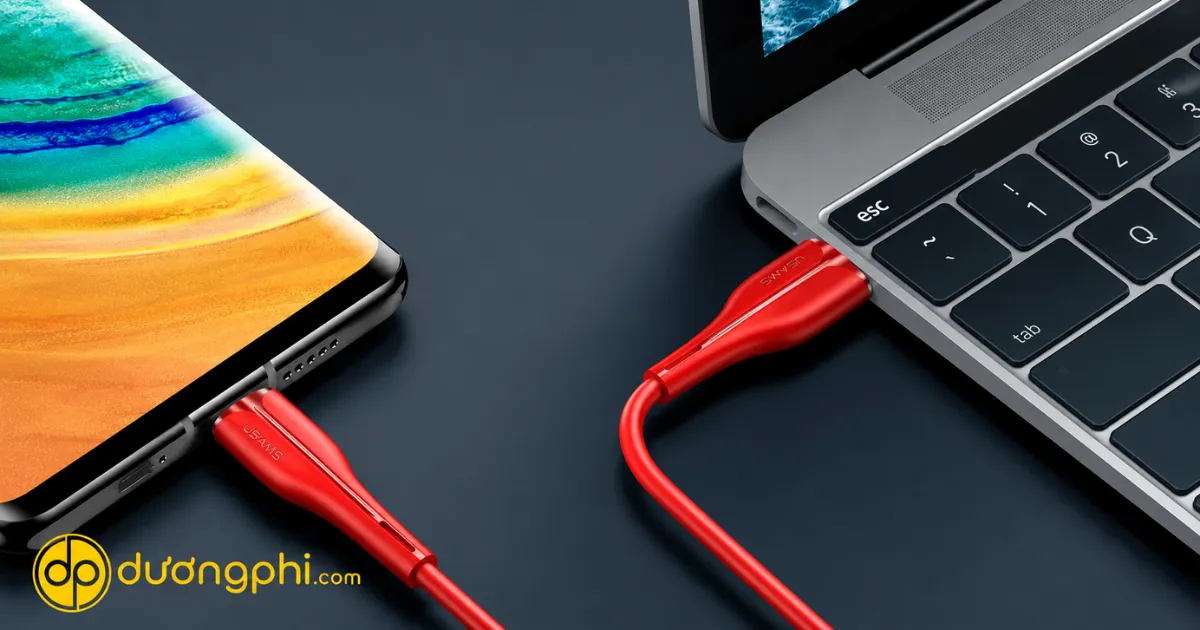 Cáp Sạc Usams Type-C To Lightning U38 1M Hỗ Trợ Sạc Nhanh Pd Và Truyền Dữ Liệu Ổn Định Cho Iphone, Ipad. Thiết Kế Bền Bỉ, Chiều Dài 1M Tiện Lợi Cho Học Tập, Làm Việc Và Sử Dụng Hằng Ngày.
