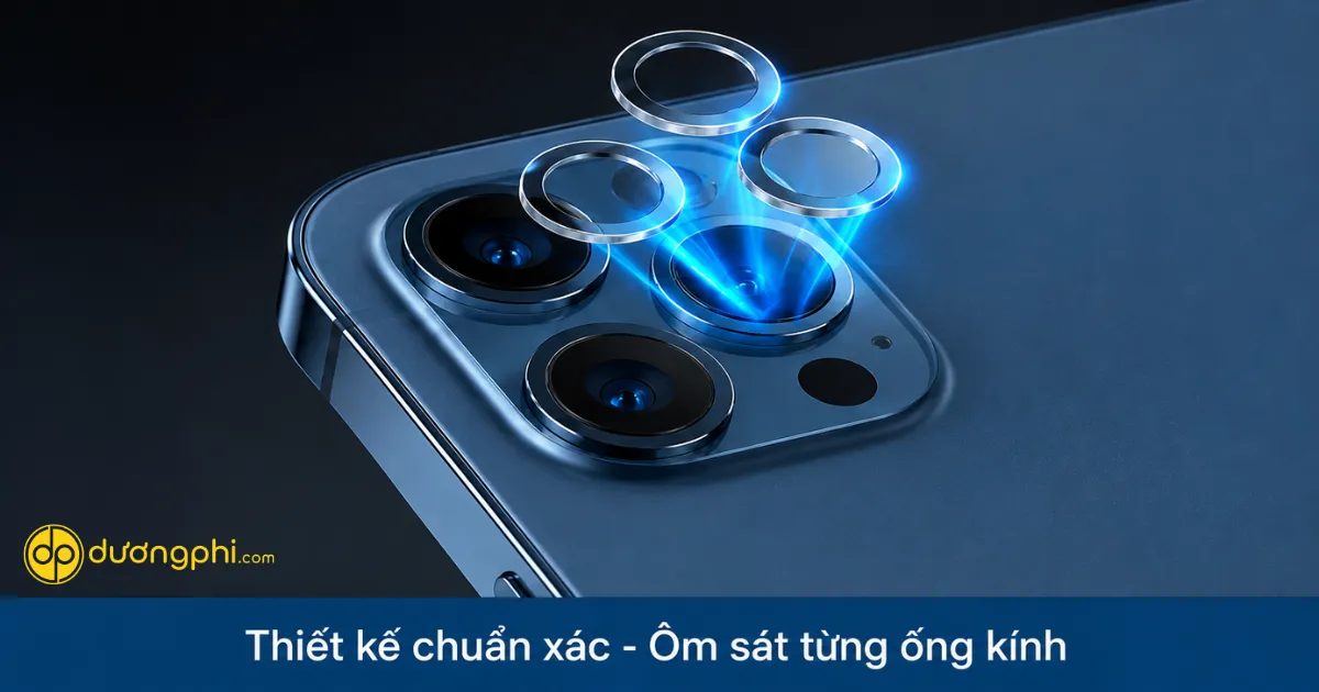 Miếng Dán Bảo Vệ Camera Kuzoom Dành Cho Iphone 12 Pro, Thiết Kế Vừa Vặn Với Cụm Camera, Giúp Chống Trầy Xước Hiệu Quả Và Duy Trì Chất Lượng Hình Ảnh Sắc Nét.