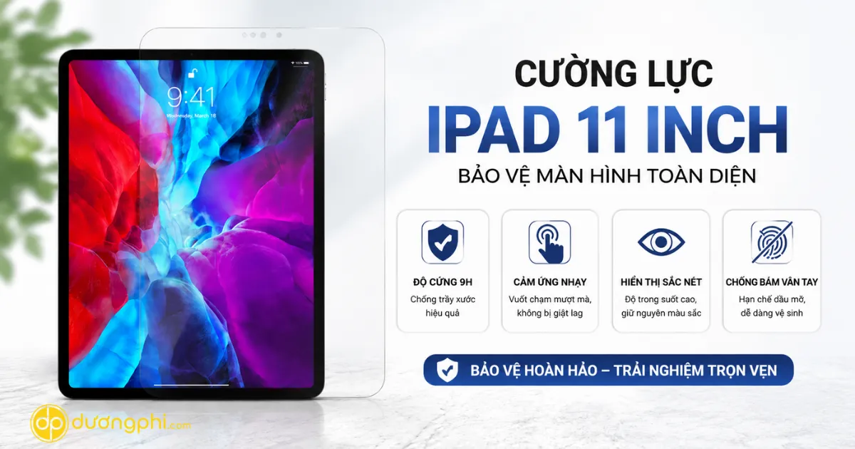 Cường Lực Ipad 11 Inch Cao Cấp Chống Trầy Xước Bảo Vệ Màn Hình Ipad