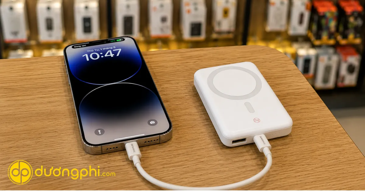 Sạc Dự Phòng Pisen Easy Power 5C 10000Mah Sở Hữu Thiết Kế Tối Giản, Nhỏ Gọn Và Dễ Dàng Mang Theo Bên Mình.