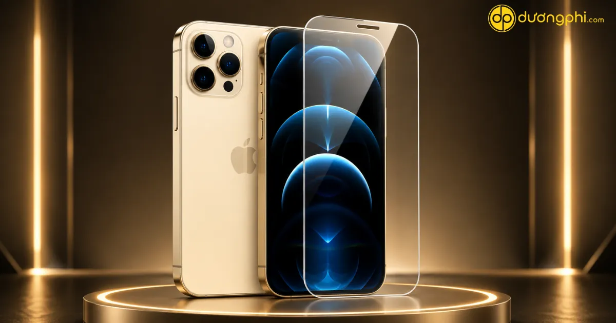 Cường Lực Iphone 12 Pro, Bảo Vệ Màn Hình Khỏi Trầy Xước, Va Đập Hiệu Quả, Giữ Độ Trong Suốt Và Cảm Ứng Nhạy.