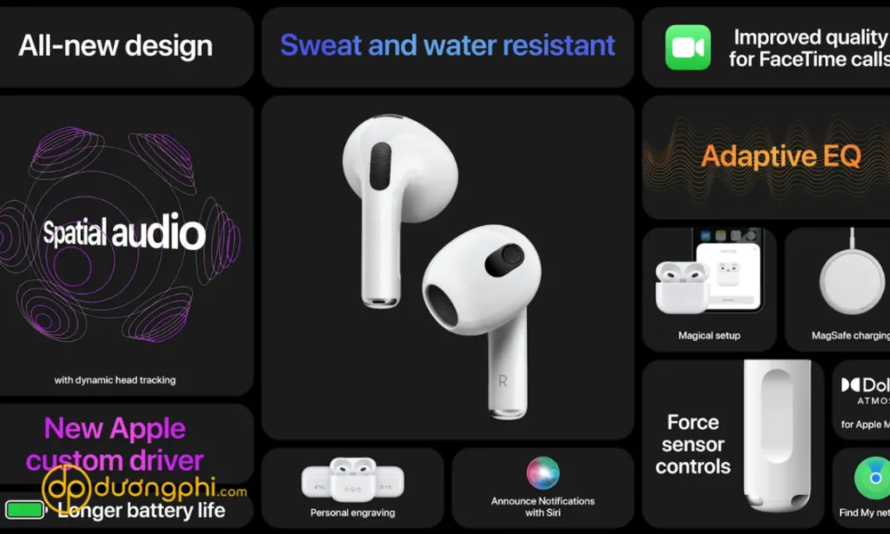 Mua AirPods chính hãng tại Dương Phi Mobile Cần Thơ, Vĩnh Long