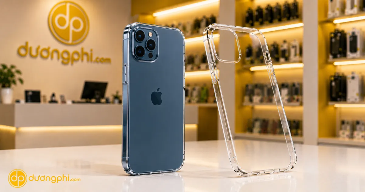 Ốp Lưng Trong Suốt Iphone 12 Pro Chống Sốc Hiệu Quả, Chất Liệu Tpu Mềm Dẻo, Bảo Vệ Camera Và Hạn Chế Trầy Xước Hằng Ngày.