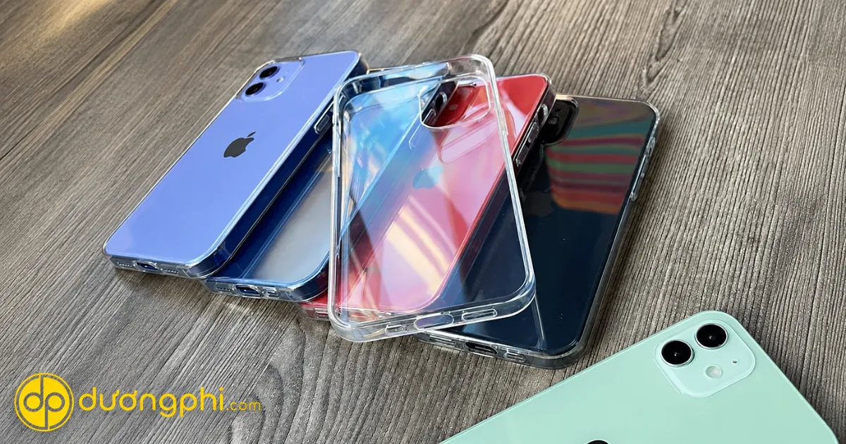 Ốp Lưng Iphone 12  Trong Suốt Chống Sốc, Giữ Nguyên Vẻ Đẹp Nguyên Bản Của Thiết Bị, Hạn Chế Trầy Xước Và Va Đập Hiệu Quả.