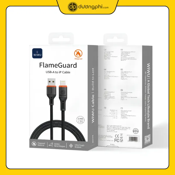 cap sac wiwu flameguard usb a