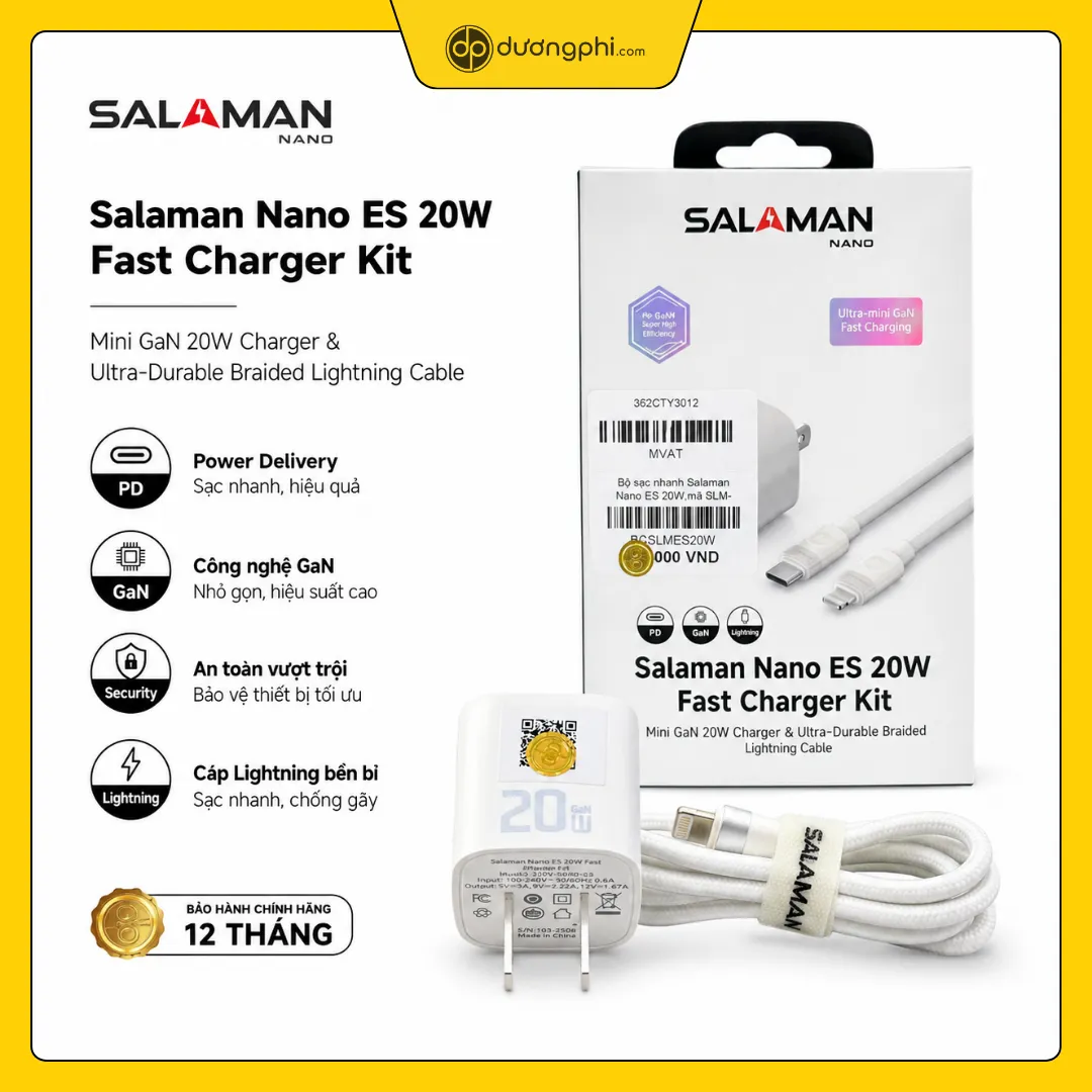 bo sac salaman nano es 20w