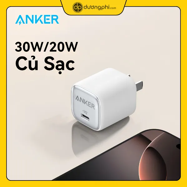 Cu Sac Anker 30W Thap Nhiet
