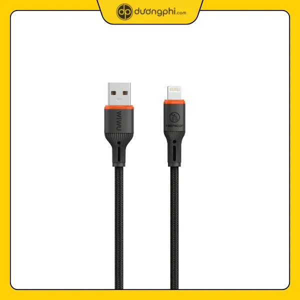 Cáp Sạc Usb To Lightning Chống Cháy Nổ Wiwu 1 Day Sac Wiwu Flameguard