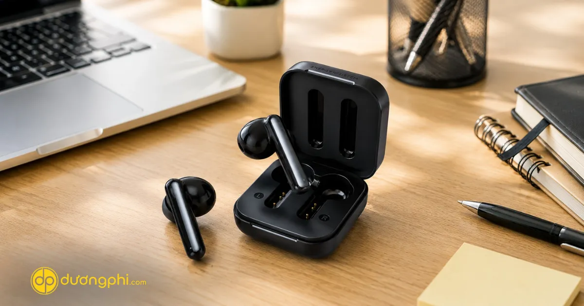 Tai Nghe Bluetooth Không Dây Sunvibe Sạc Năng Lượng Mặt Trời Chính Hãng