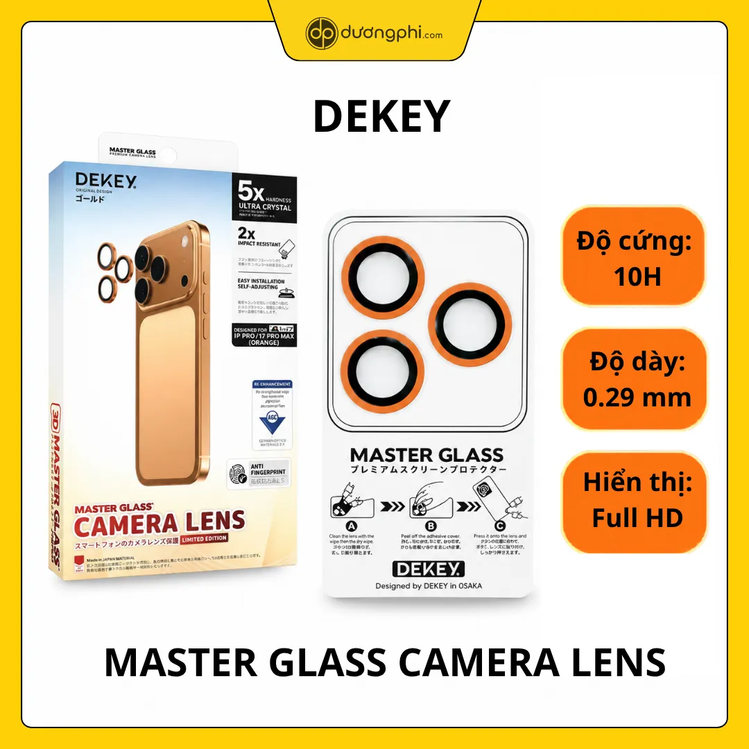 kinh camera dekey master glass